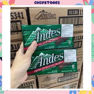( Thanh 28 viên ) Socola Andes Bạc Hà Mỹ 132g - Date 12/24