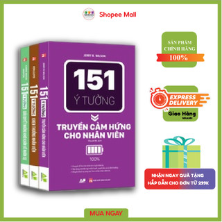 Sách - Combo 151 Ý Tưởng Giải Quyết Khó Khăn Về Nhân Sự + Truyền Cảm Hứng Cho Nhân Viên + Khen Thưởng Nhân Viên