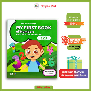 Sách - Cuốn Sách Song Ngữ Anh Việt My First Book of Shapes & Colors - Bé Nhận Biết Hình Dạng Và Màu Sắc