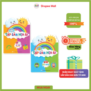 Sách - Combo 2 Cuốn Tập Làm Họa Sĩ Đồ Dùng Của Bé Và NGhề Nghiệp