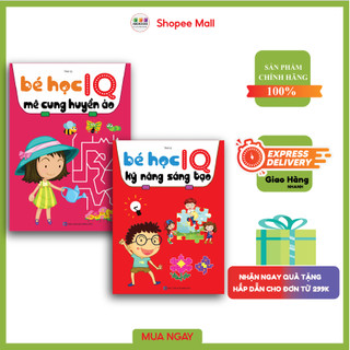 Sách - Combo 2 Cuốn Bé Học IQ Kỹ Năng Sáng Tạo Và Mê Cung Huyền Ảo