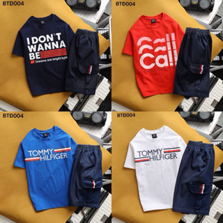 Bộ thời trang bé trai size đại Janeshop, bộ đồ thể thao bé trai size đại áo coton 4 chiều quần jane 004