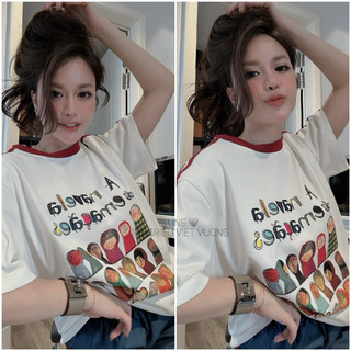 Sét bộ áo phông trắng mix quần đùi cạp chun