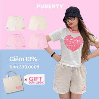 Quần short nỉ localbrand puberty bunny short