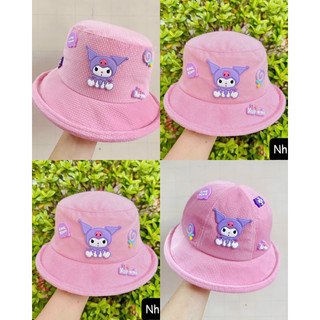 Có 2 size, nón vành, nón kết KUROMI chất nhung dày dặn, nón xinh cho bé gái