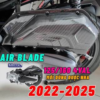 Ốp carbon bầu lọc gió / pô e cho air blade 125/160 2022-2025 4 val phụ kiện và phụ tùng