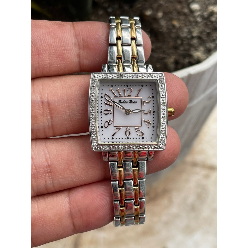 Đồng hồ nữ Rubin Rosa hàng si Nhật chạy pin