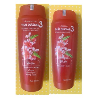 Combo dầu gội và dầu xả thái dương 3 hương hoa 200ml