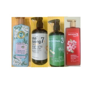 HOT SALE ☘️☘️ DẦU GỘI THÁI DƯƠNG CHÍNH HÃNG CHAI 480ml ( thái dương 3 hương hoa- lá và thái dương7 / 7 plus )