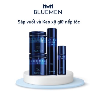 Sáp vuốt tóc nam blueman và keo xịt tạo kiểu, giữ nếp lâu hương thơm dễ chịu