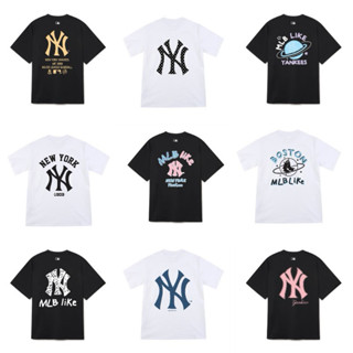 Áo thun MLB Tổng Hợp Nhiều Mẫu Treding 2024 Form Unisex Nam Nữ Đầy Đủ Tem Túi Zip