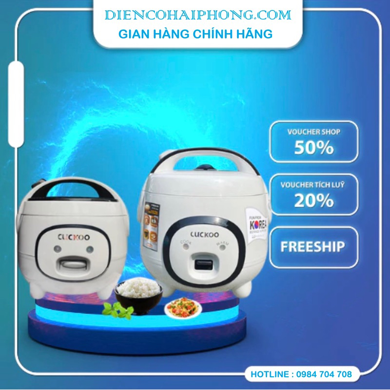 ( tặng silicon có hoặc ko tuỳ đợt ) Nồi cơm điện Cuckoo 1.2L