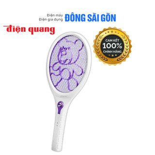   ĐIỆN QUANG  Vợt muỗi Điện Quang ĐQ EMR04 WP - Xả nhanh dòng điện 5s chống giật. Lưới vợt chống gỉ - BH 12 tháng 