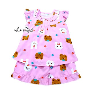 [ Size S: 24-26kg] ĐỒ BỘ BÉ GÁI CÁNH TIÊN CHẤT LIỆU TOLE (TÔN) LANH 2 DA  LOẠI 1 SIÊU MỀM MỊN MÁT - NHÀ AN KIDS