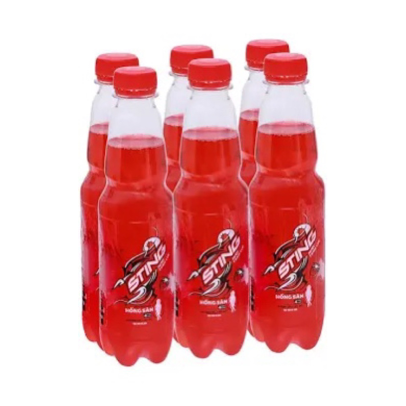 Lốc 6 chai nước Sting dâu