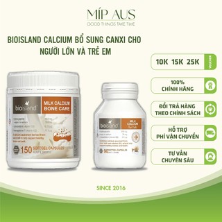 Milk Calcium Bioisland for Kids - Viên Sữa Canxi Tăng Chiều Cao Cho Bé