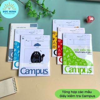  Giấy kiểm tra kẻ ngang  ôly Campus Hồng Hà Phúc Thịnh Classmate 4913 4933- vpp Diệp Lạc 