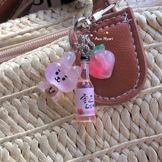 Keyring đào ver Hàn 🍶🍑🌿