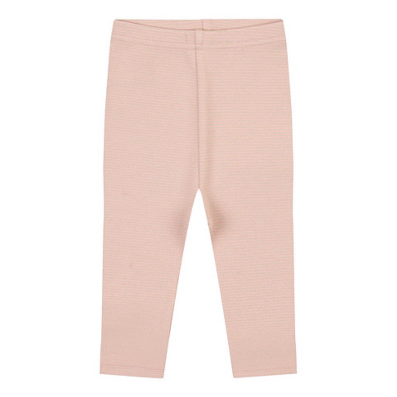 Quần legging Agabang sọc màu nude hồng [Size 80 / 90 / 100 / 110 / 120]