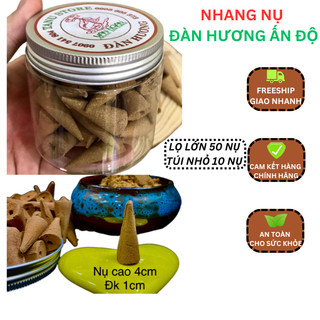 NHANG NỤ ĐÀN HƯƠNG ẤN ĐỘ LÀM THỦ CÔNG - THƠM DỊU NGỌT, THANH LỌC KHÔNG KHÍ, TẨY UẾ- TANUSTORE