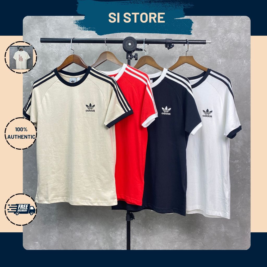 TEE THUN A.D.I.D.A.S BASIC TRẮNG - ĐEN - ĐỎ ( AUTH )