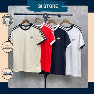 Tee thun a.d.i.d.a.s basic trắng - đen - đỏ