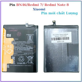 Pin xiaomi bn46/redmi 7/redmi note 8,mới