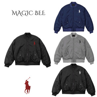 Áo Bomber ngựa thêu 3 lớp Nam Nữ Magic Bee Áo khoác bomber trần trám Jacket Cao Cấp