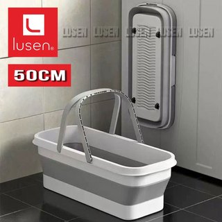 Xô nước gấp gọn, xô đa năng vệ sinh nhà cửa, xô giặt chổi lau nhà, chùi kính, xô ô tô Lusen XT01