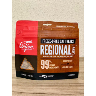 Orijen regional red freeze-dried thịt rừng tươi sống sấy lạnh cho mèo