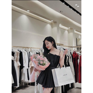 Váy trắng - đen Lane jt Dahlia Mini Dress. Chính hãng 100%. 1899K