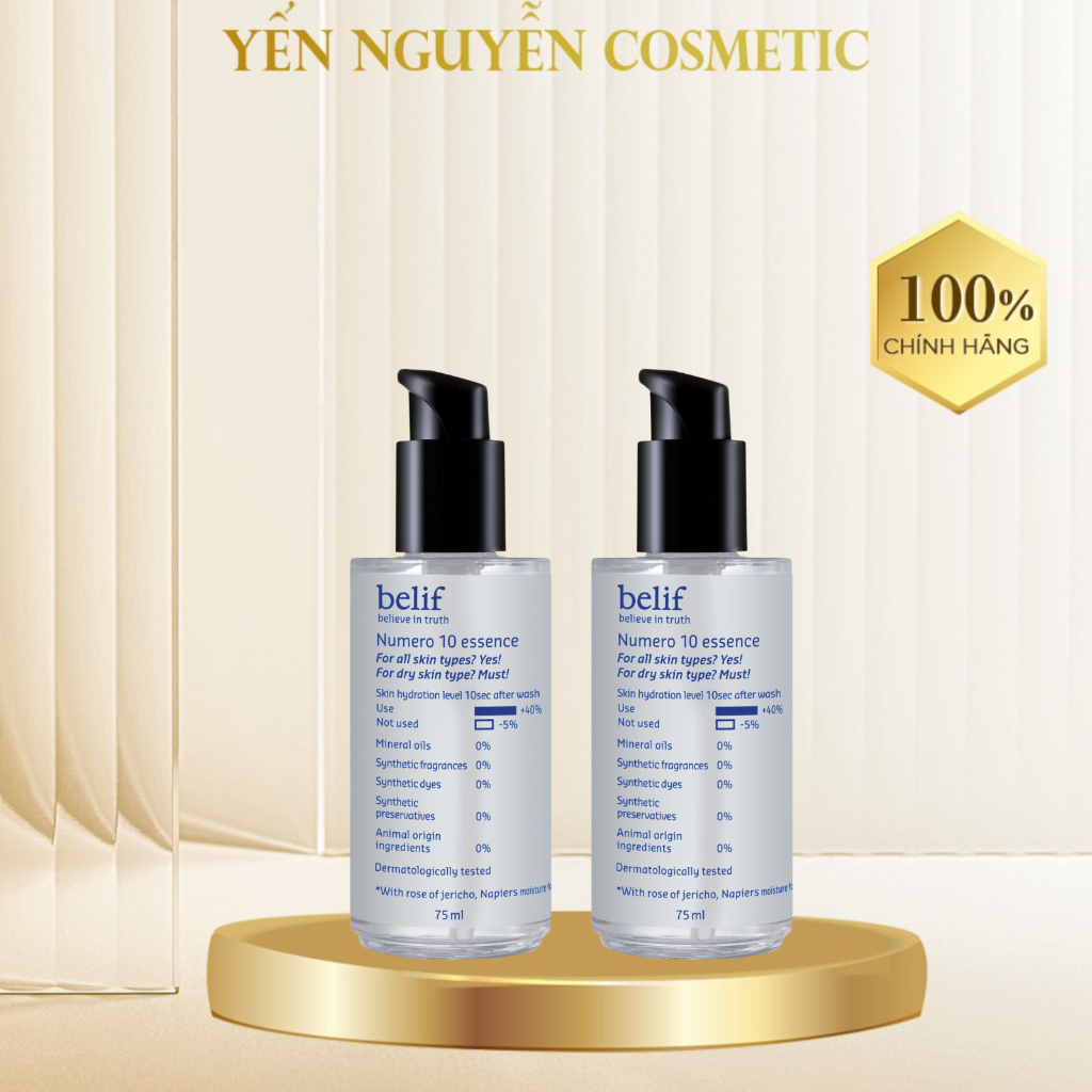 Tinh Chất Khoá Ẩm Trong 10 Giây Belif Numero 10 Essence 75Ml