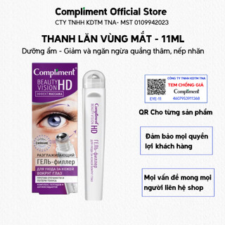 Thanh lăn vùng mắt Compliment dưỡng ẩm, giảm nếp nhăn và quầng thâm Beauty Vision HD 11ml