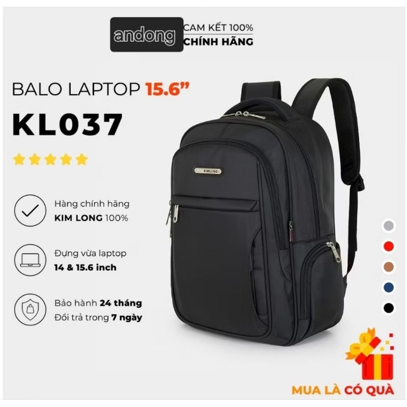 BALO LAPTOP KIM LONG 15INCH, 16INCH, 17INCH, 17.3INCH CAO CẤP CHỐNG NƯỚC