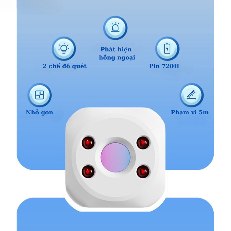 Máy Dò Hồng Ngoại Mini Phát Hiện Camera Quay Lén Chống Nhìn Trộm GrowTech | BigBuy360 - bigbuy360.vn