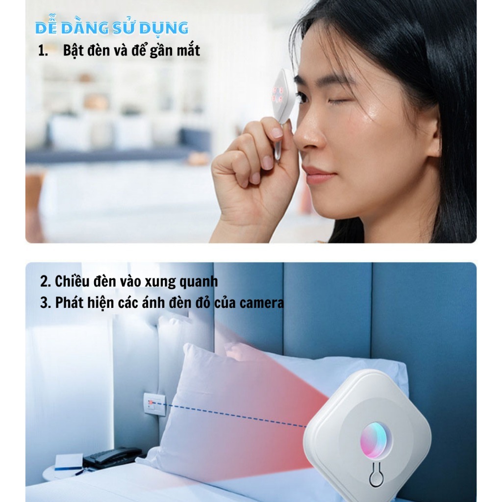 Máy Dò Hồng Ngoại Mini Phát Hiện Camera Quay Lén Chống Nhìn Trộm GrowTech | BigBuy360 - bigbuy360.vn
