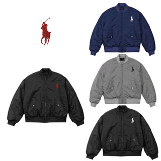 Áo bomber ralph lauren trần bông 3 lớp,áo khoác bomber thêu ngựa uninsex nam nữ bico