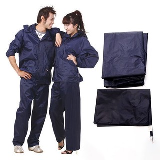 Áo mưa bộ vải dù cho nam và nữ, bộ quần áo mưa vải dù cao cấp - chống nước chống thấm tốt