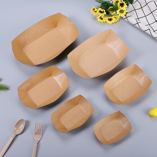 Set 10 khay giấy chữ nhật kraf ( Danangbakingtool 2141.049)