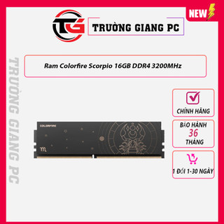 Kit 10&20&30 ram colorfire scorpio 16gb ddr4 3200mhz - new bảo hành 36 tháng
