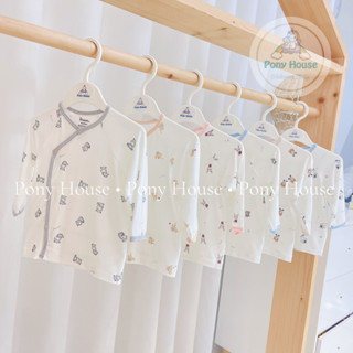 Áo Sơ Sinh Dài Tay Avaler Sợi Tre Siêu Mềm Mại Cho Bé Trai, Bé Gái Sơ Sinh (Size Newborn - 3-6M)
