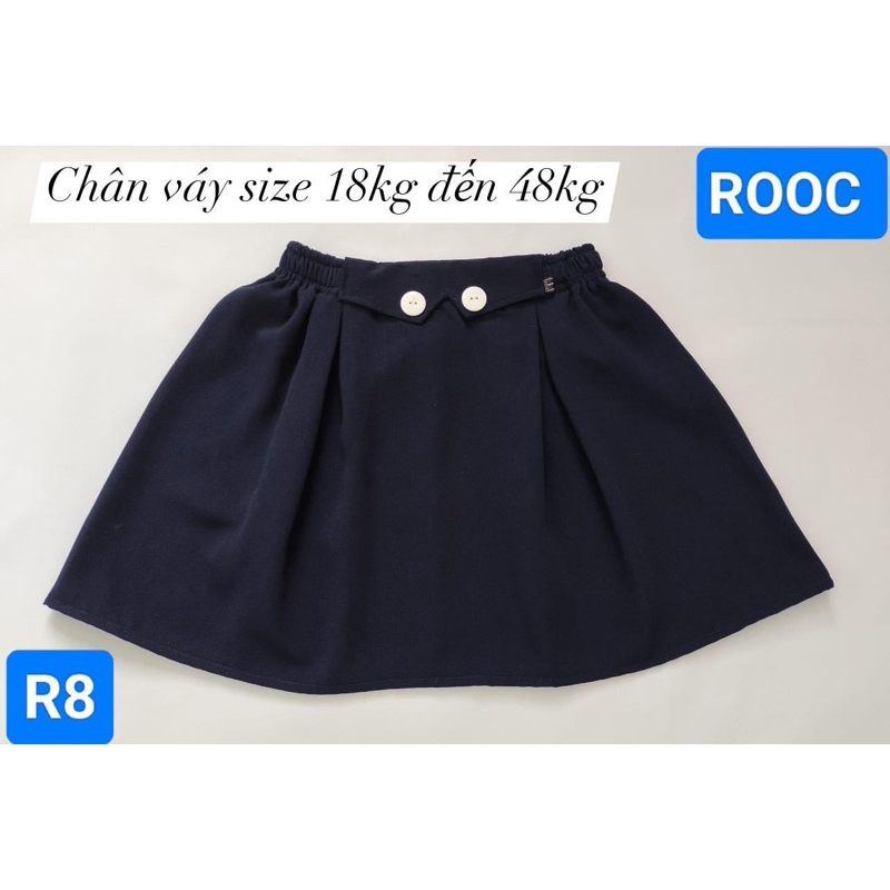 <Sale> Chân váy học sinh size 18-48kg