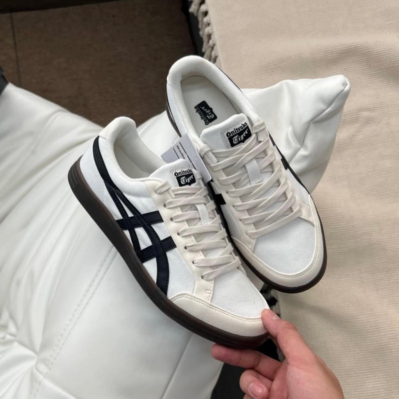 Giày Onisuka Tiger Advanti Cream White Basic Lai Au Cao Cấp Nam Nữ