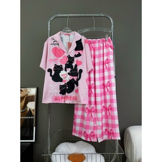 [Mon Mon] Đồ bộ lụa xước bigsize siêu đẹp