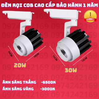 ĐÈN LED RAY RỌI COB MẮT TRÂU 20W ÁNH SÀNG TRẮNG/VÀNG