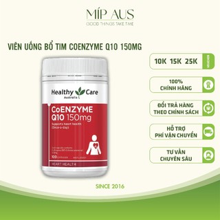 Viên Uống Bổ Tim, Hỗ Trợ Sức Khỏe Tim Mạch Và Huyết Áp - Healthy Care Coenzyme Q10 150mg Coq10 - 100 Viên