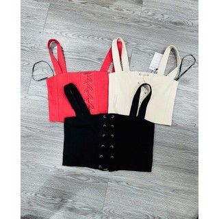 ÁO CROPTOP F21 ĐAN DÂY