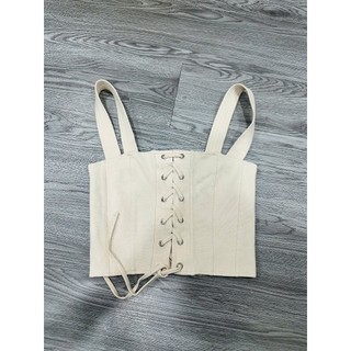 ÁO CROPTOP F21 ĐAN DÂY