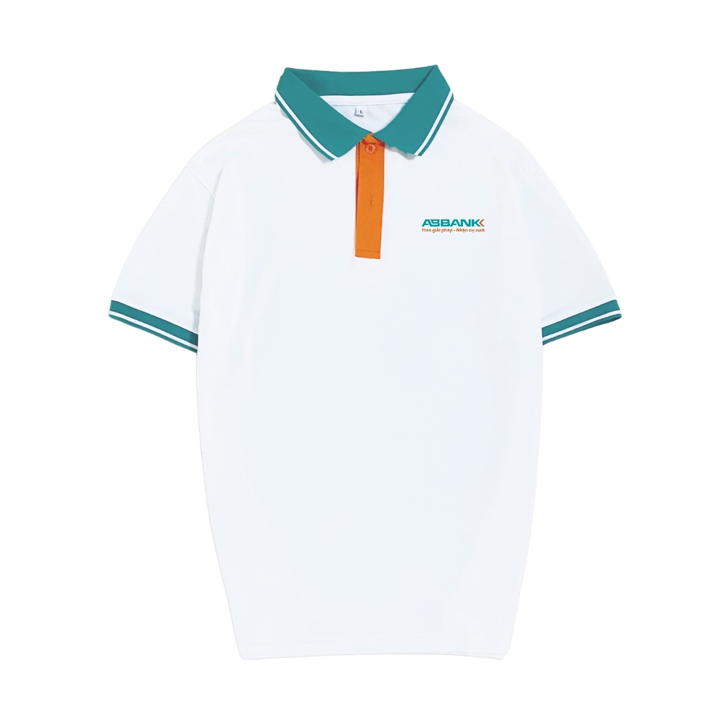 Áo thun đồng phục ngân hàng cao cấp ABBANK Size chung nam nữ - La' House Uniform