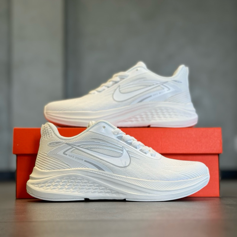 [fullbox] Giầy chạy bộ tập gym thể thao trắng full nam nữ siêu nhẹ